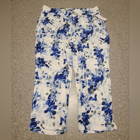 Nwt Ambrielle Sleep Capris Size Medium - Picture 1 of 5